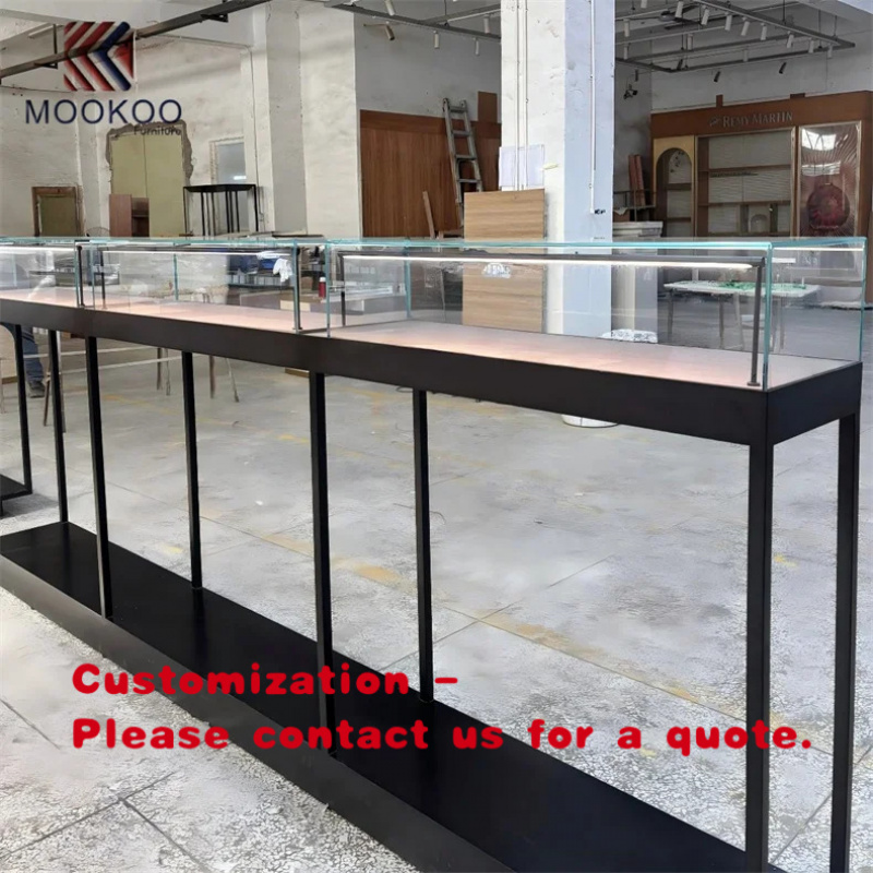 Jewelry And Watches Stores - Display Kaca Kustom yang Dapat Disesuaikan