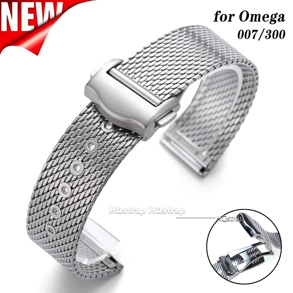 Omega Watch Seamaster - Tali Jam Tangan Baja Tahan Karat