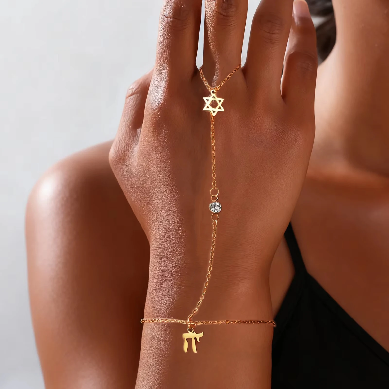 Jewelry & Watches Spółka Z Ograniczoną Odpowiedzialnością - Gelang Jari Baja Anti Karat Bintang