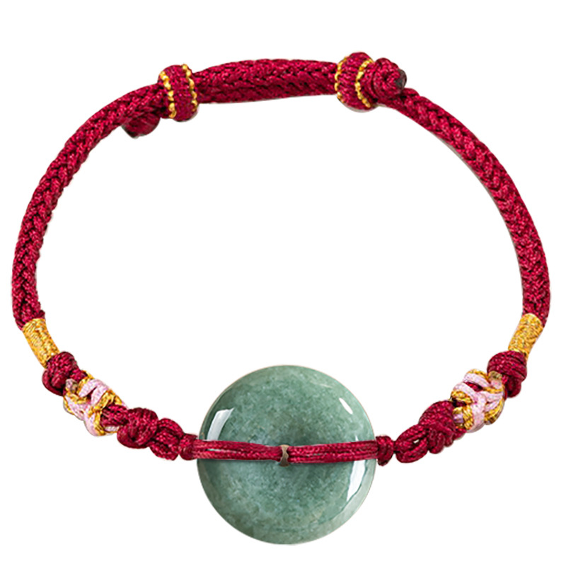 Jewelry & Watches Spółka Z Ograniczoną Odpowiedzialnością - Gelang Donat Giok Myanmar Hijau Gelang