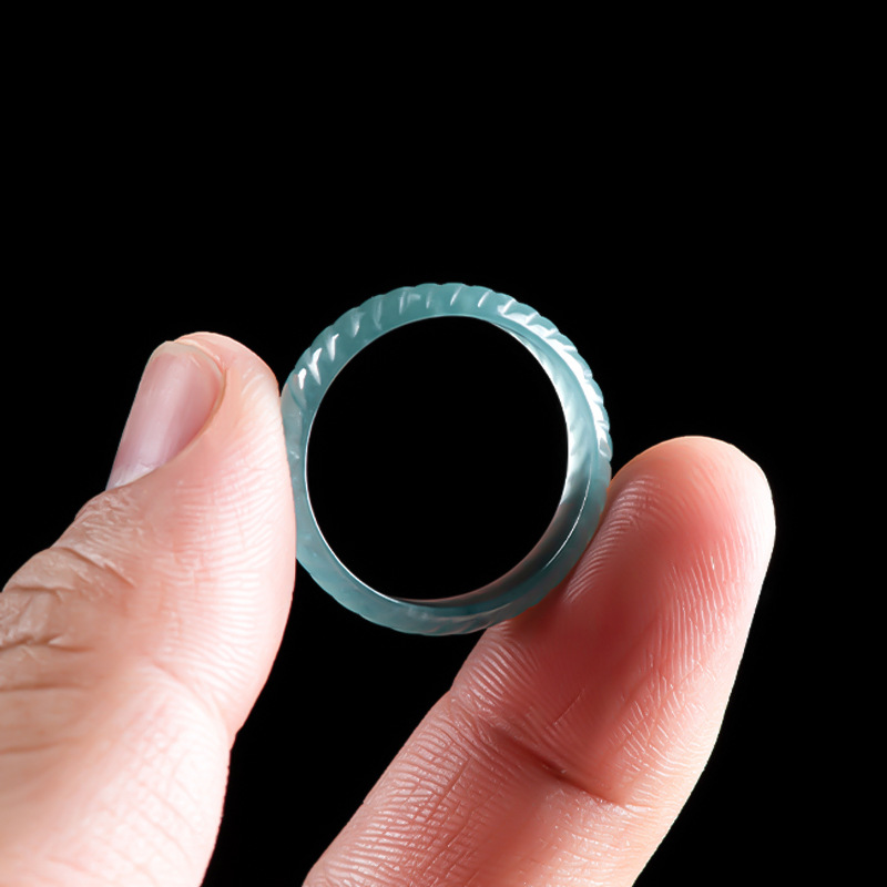Jewelry & Watches Spółka Z Ograniczoną Odpowiedzialnością - Cincin Giok Burma Asli Biru Mewah,