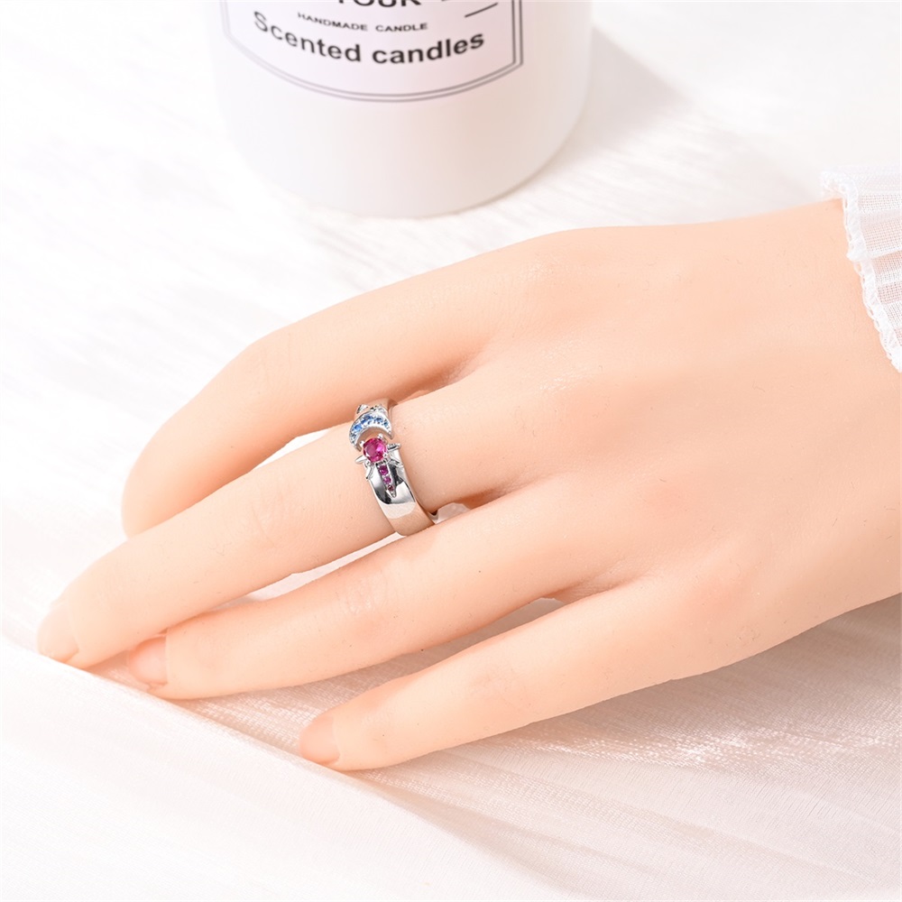 Cincin asli mode 925 warna per - Statement Cocktail Ring ulasan dan harga