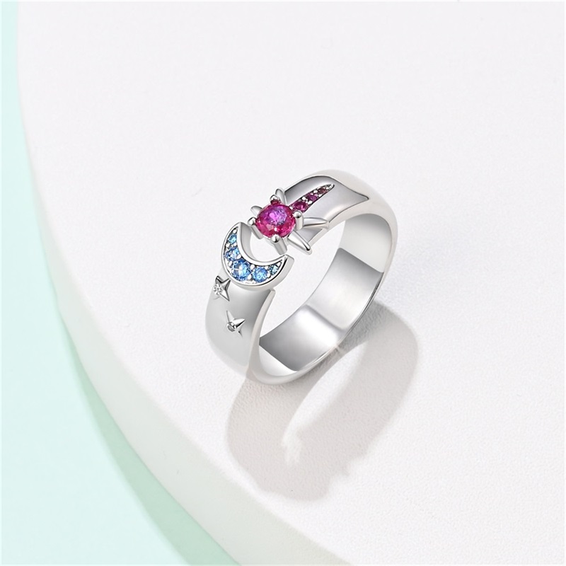 Cincin asli mode 925 warna per - Statement Cocktail Ring ulasan dan harga