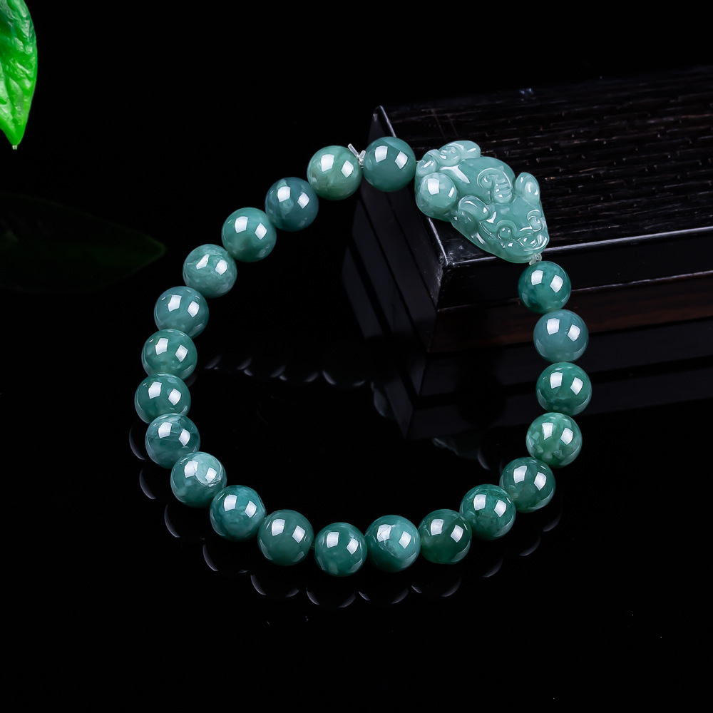 Gelang Pixiu Giok Burma Alami  - Jewelry & Watches Spółka Z Ograniczoną Odpowiedzialnością ulasan dan harga