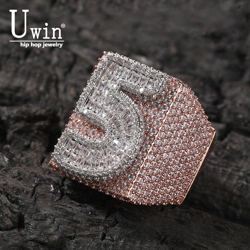 Cincin Kustom Uwin Big Square  - Statement Cocktail Ring ulasan dan harga