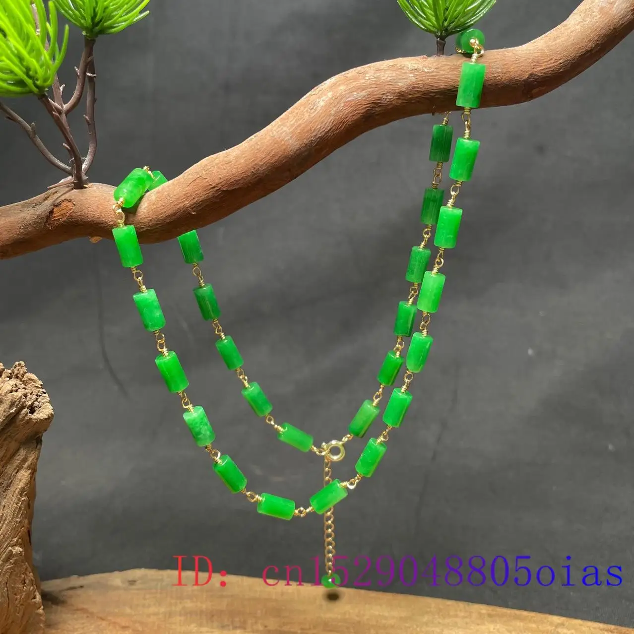 Kalung Manik-manik Giok Hijau  - Jewelry & Watches Spółka Z Ograniczoną Odpowiedzialnością ulasan dan harga