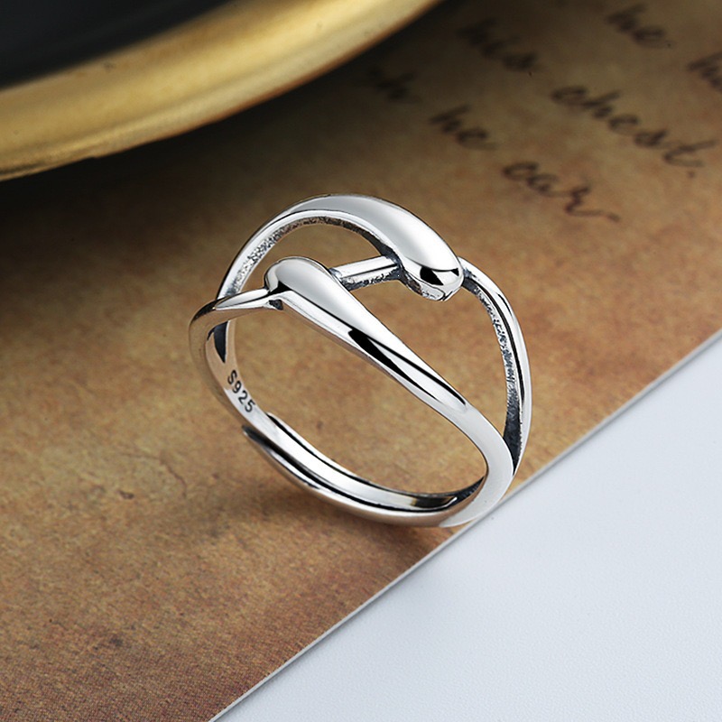 Cincin Perak 925 BF CLUB untuk - Statement Cocktail Ring ulasan dan harga