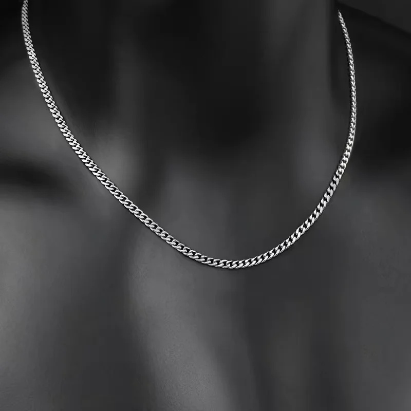 B&C Rantai Kuba Titanium Seder - Hip Hop Chain Necklace ulasan dan harga