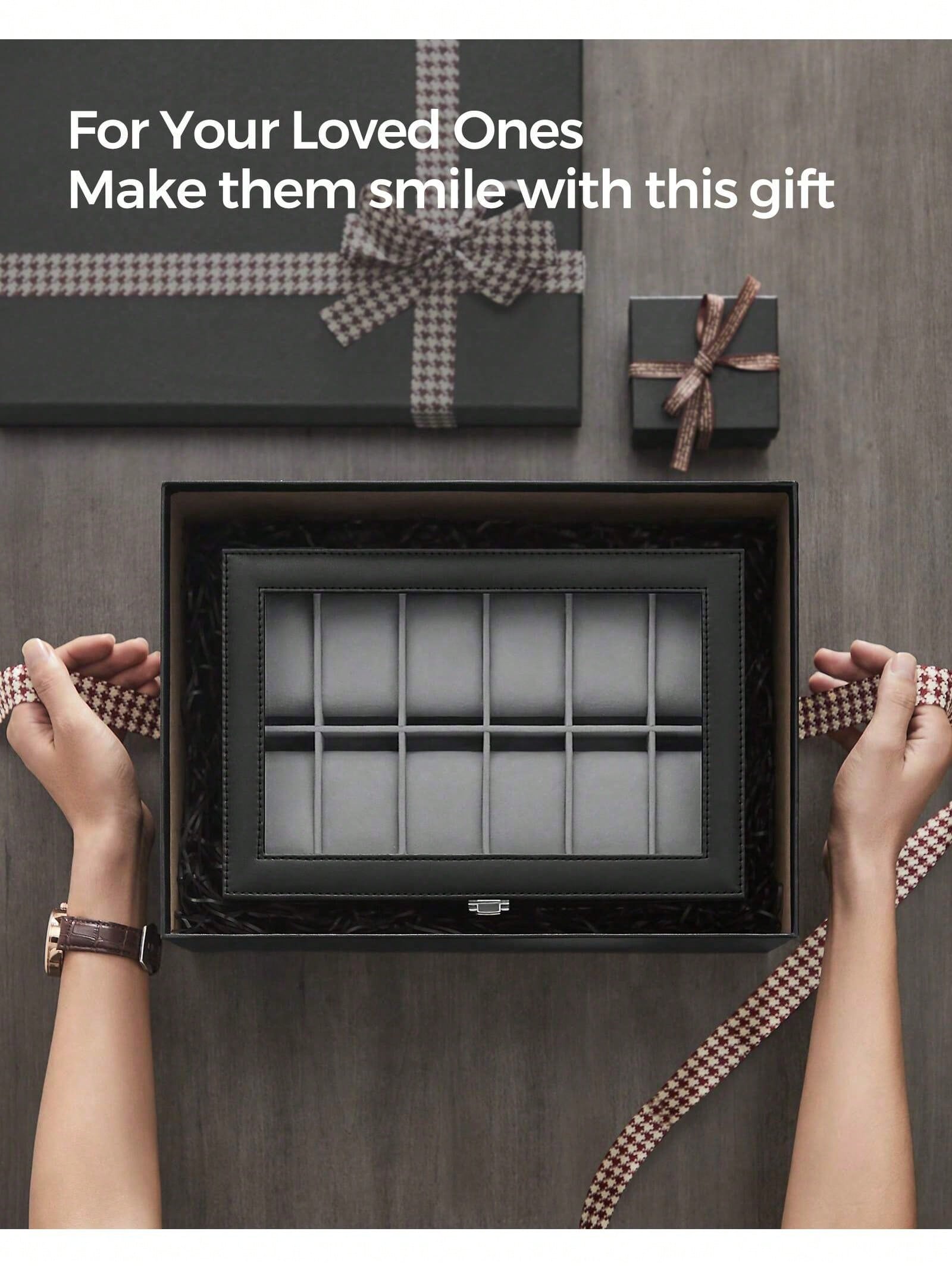 Kotak Jam Tangan 12 Slot yang  - Jewelry Box Organizer Watches ulasan dan harga