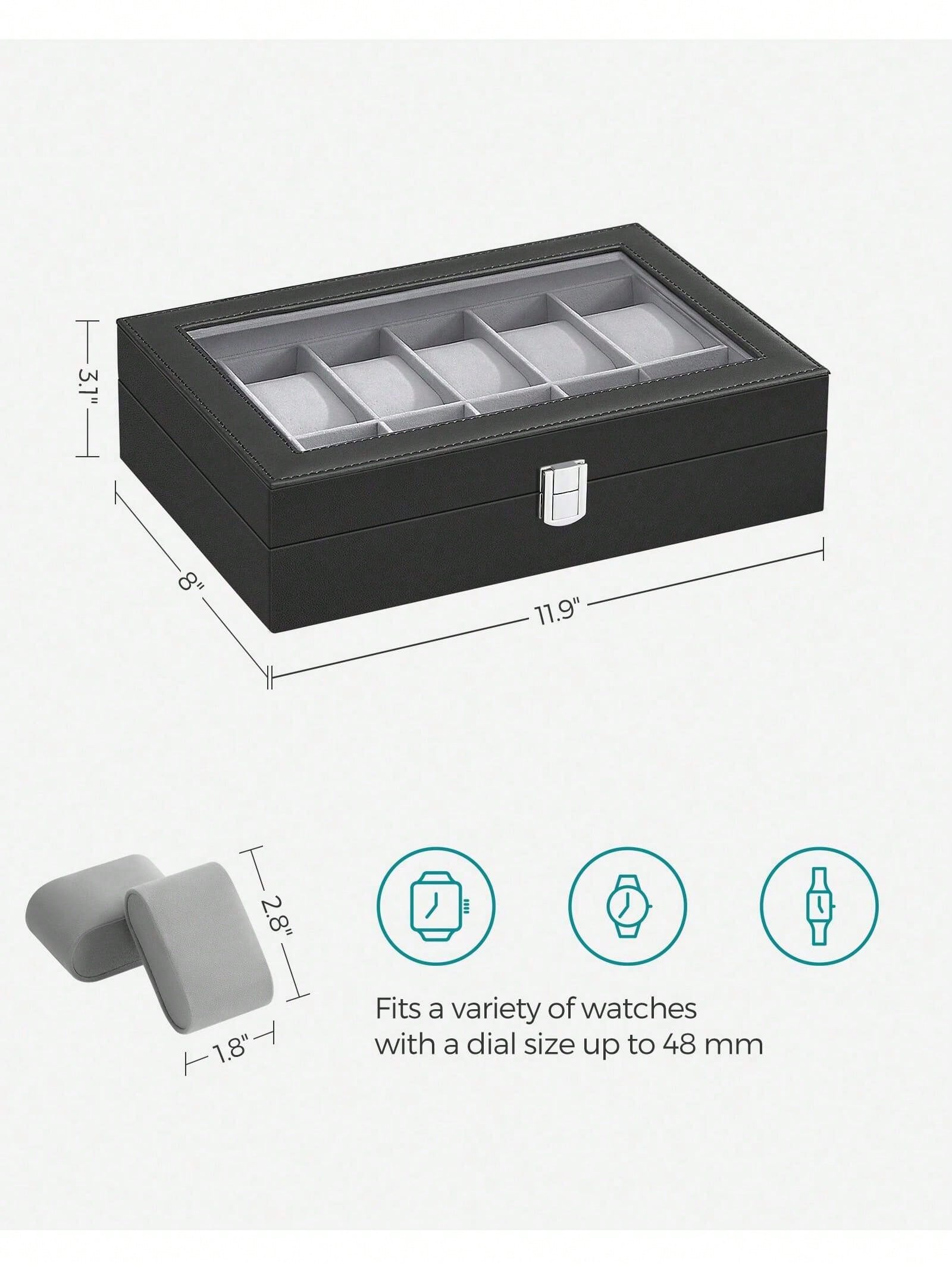 Kotak Jam Tangan 12 Slot yang  - Jewelry Box Organizer Watches ulasan dan harga