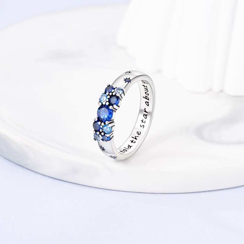 Cincin Hati Cinta Enamel Zirko - Statement Cocktail Ring ulasan dan harga