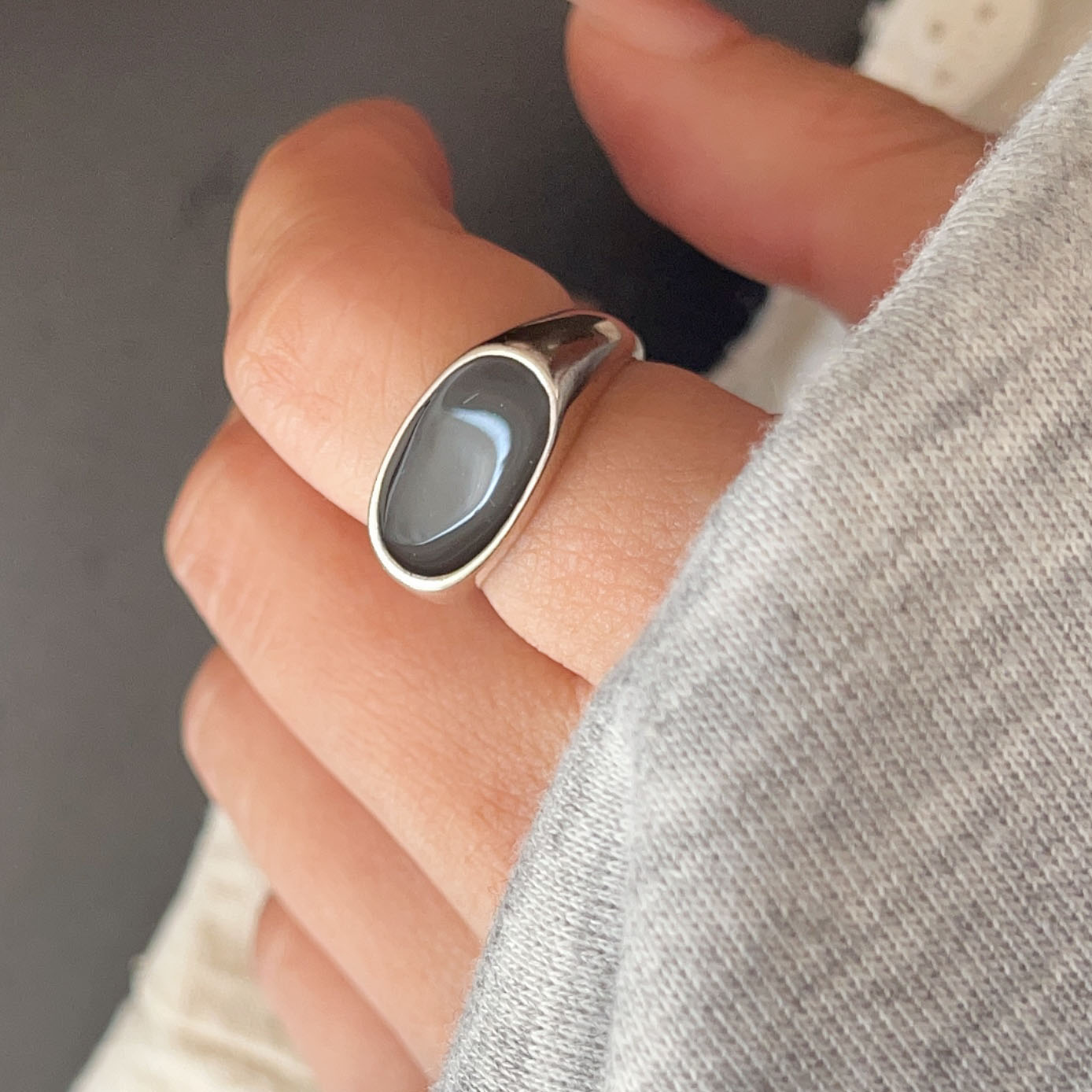 Cincin Perak Sterling 925 Untu - Statement Cocktail Ring ulasan dan harga