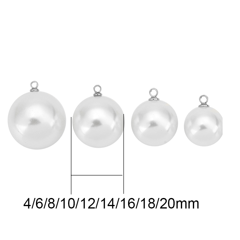 20pcs Manik-manik Mutiara Imit - Pearl Stud Earrings ulasan dan harga