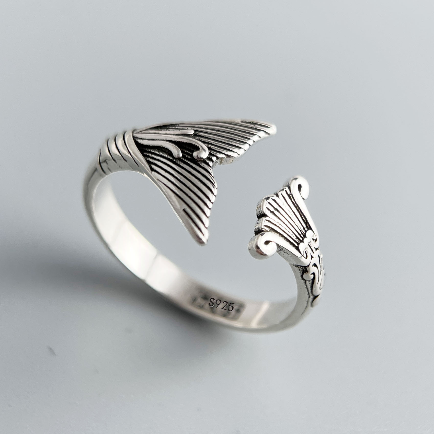 BF CLUB 925 Cincin Sterling un - Statement Cocktail Ring ulasan dan harga