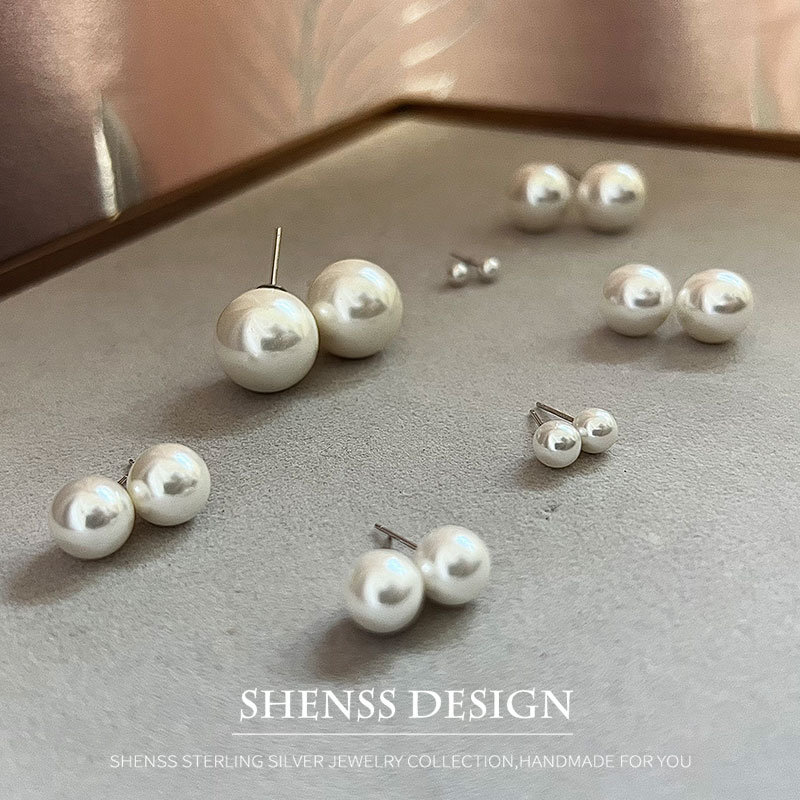 Anting Pernikahan Mutiara Imit - Pearl Stud Earrings ulasan dan harga