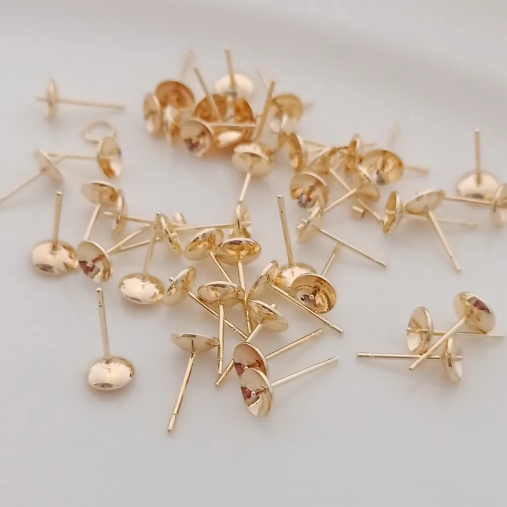 Aksesori Manik-manik Berlapis  - Pearl Stud Earrings ulasan dan harga