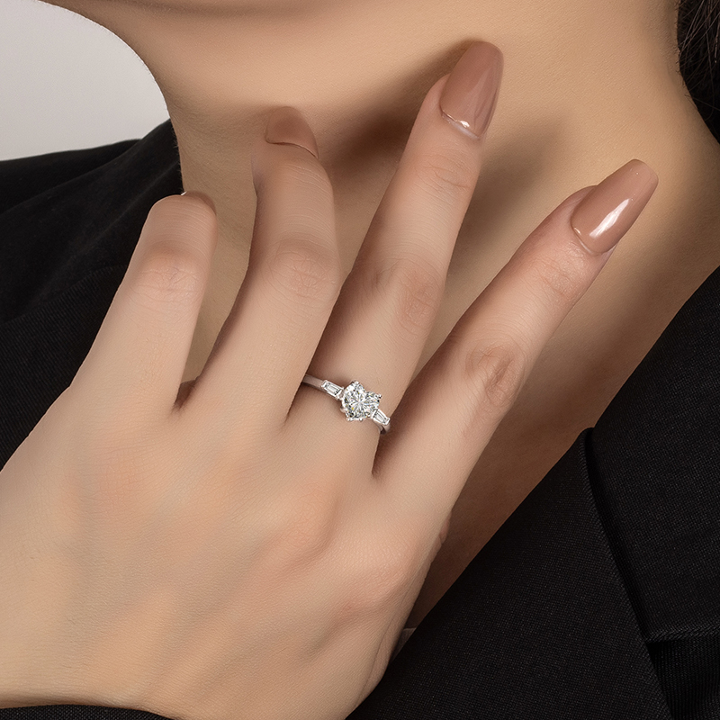Cincin pertunangan Moissanite  - Statement Cocktail Ring ulasan dan harga