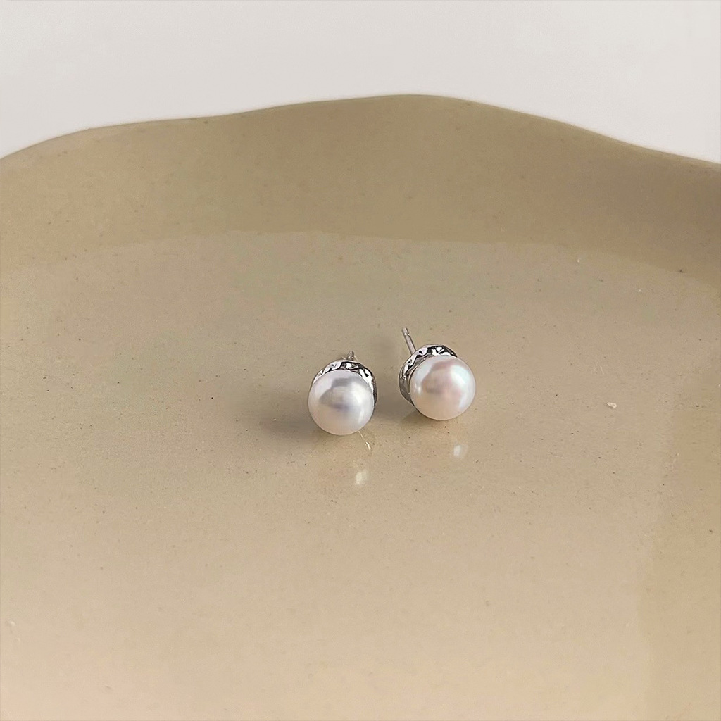 Aksesoris DIY Anting Mutiara A - Pearl Stud Earrings ulasan dan harga